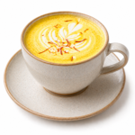 Saffron latte