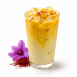 Saffron latte -Iced